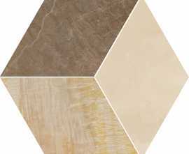 Керамогранит 240461 MARBLE MOSAICS T3 MARRONE/ORO/BEIGE 39x45