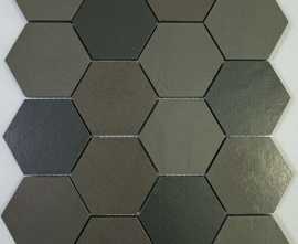 Мозаика Mosaico Resina Black + Havana + Tobacco чип 72х82