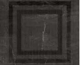Керамогранит 57813 Black Decoro Cassettone 40x40