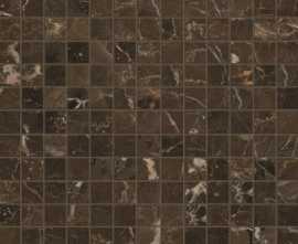 Мозаика Anima Dark Emperador Composizione F Lucidato 30*30