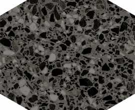 Керамогранит 123381 Terrazzo Graphite 32x36.8