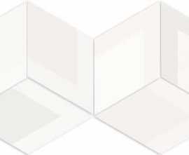 Керамогранит Flow Diamond Decor White 14x24
