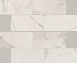 Мозаика 752812 Stones 2.0 Calacatta Glossy Muretto 6mm 7,5x15 30x30