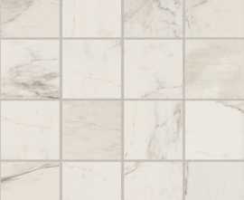 Мозаика 752811 Stones 2.0 Calacatta Glossy Mosaico 6mm 7,5x7,5 30x30