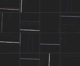 Мозаика 752808 Stones 2.0 Sahara Noir Glossy Mosaico 6mm 7,5x7,5 30x30