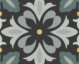Керамогранит A038627 Daisy NIGHT 15x15