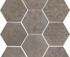 Керамогранит 1047253 RIABITA ESAGONA FABRIC FENG SHUI 24x27,7