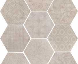 Керамогранит 1047252 RIABITA ESAGONA FABRIC SHABBY CHIC 24x27,7