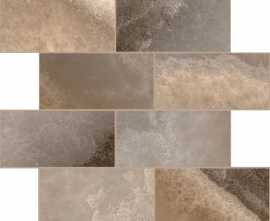 Мозаика 770279 Reves De Rex Choco Muretto Sfalsato Glossy 6mm 7.5x15 30x30