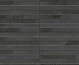 Мозаика 610110001035 Ardesia Black Mosaico Strip 30x30