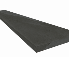 Ступени 620070002380 Ardesia Black Scalino Ang.Dx 33x120