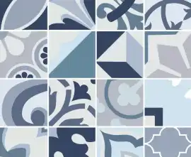 Керамогранит Mosaico Lumier Blue 30x30