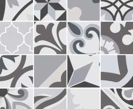 Керамогранит Mosaico Lumier Black 30x30