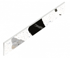 Керамогранит 610130005319 Palladio White Battiscopa 7,2х60