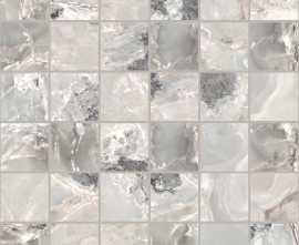 Мозаика 767645 Onyx&More Silver Blend Glossy Mosaico 5x5 30x30
