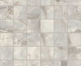 Мозаика 767644 Onyx&More Silver Onyx Glossy Mosaico 5x5 30x30