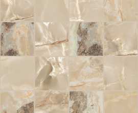 Мозаика 767782 Onyx&More Golden Blend Satin Mosaico 6mm 7,5x7,5 30x30