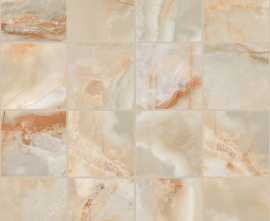Мозаика 767697 Onyx&More Golden Onyx Satin Mosaico 6mm 7,5x7,5 30x30
