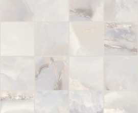 Мозаика 767696 Onyx&More White Onyx Satin Mosaico 6mm 7,5x7,5 30x30
