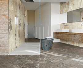 Керамогранит 766034 Onyx&More Silver Blend Glossy 6mm 120x280
