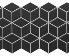 Керамогранит Rhombus Black 51x26.5