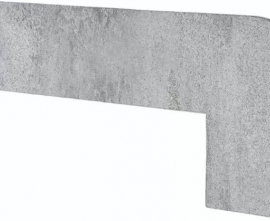 Клинкерная плитка Zanquin Recto Opera Silver Dcha/Izda R9 42.3х17.5