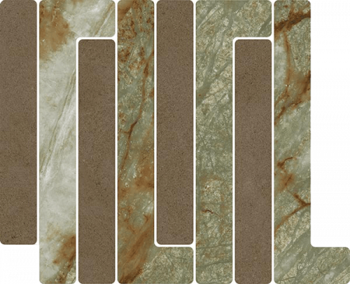 Мозаика 41W4 Mosaico Trellick Faroe Mokka 30x24,2