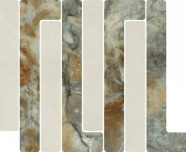 Мозаика 41W7 Mosaico Trellick Tassili Blanco 30x24,2