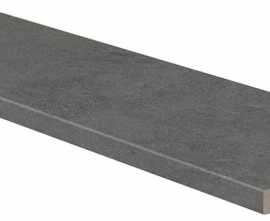 Клинкерная плитка Ступень фронтальная Essenza Grafite Rect С-1 R9 33x120