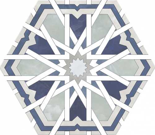 Керамогранит Radiant Blue 20x24