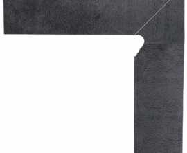 Ступени Bazalto Grafit Cokol 2 El. Prawy 30x8,1