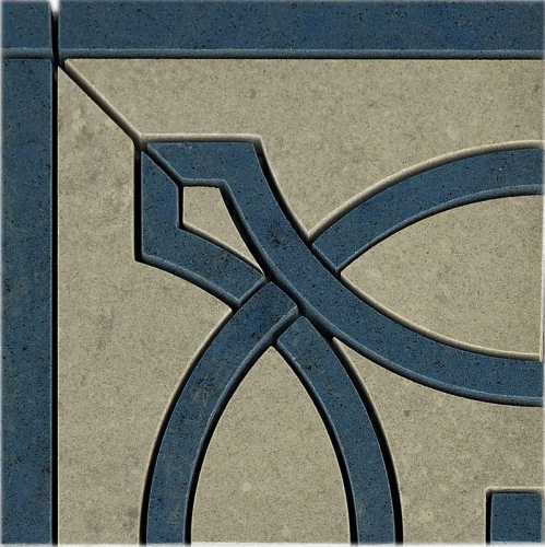Керамогранит Angolo Rinascimento B Grigio Egeo Levigato (Grigio Egeo, Azul Bahia) 15x15
