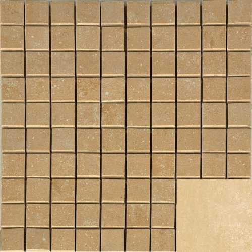 Мозаика Marte Levigato Crema Marfil Mosaico Su Rete 2.5x2.5 30x30