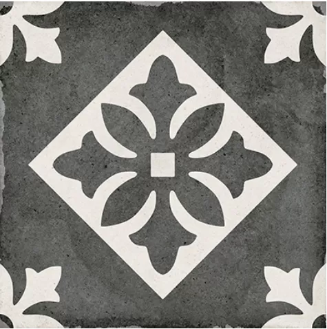 Керамогранит 24416 Art Nouveau Padua Black 20х20