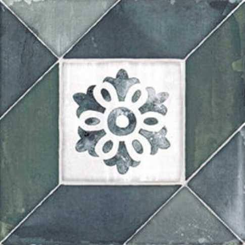 Керамогранит Elegance Deco Blu Green 20x20