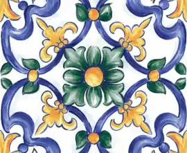 Керамогранит RC8J Amuri Decoro Maiolica Tappeto 3 Glossy RT 20х20
