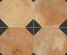 Керамогранит 41563 Fs Nonna Black Decor LT 45,2x45,2x0,95