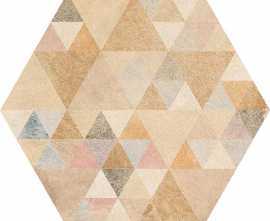 Керамогранит Laverton Hexagono Benenden Multicolor Mix 23x26.6