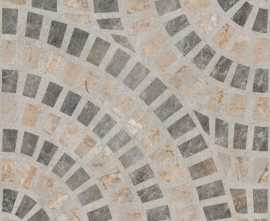 Керамогранит K949793LPR01VTE0 Marble-Beton Декор Круговой Темный 60x60