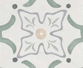 Керамогранит 3386036155 Sirocco Green Flower 9mm R10 22.3x22.3