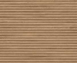 Керамогранит Wood Canarium Almond Stripes тёмно-бежевый матовый карвинг 60х120