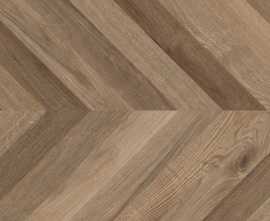Керамогранит Wood Lux Walnut Chevron M коричневый матовый карвинг 60х120