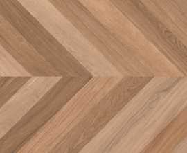 Керамогранит Wood Canarium Chevron M тёмно-бежевый матовый карвинг 60х120