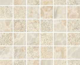 Мозаика K9498848R001VTE0 Marble-Stone Кремовый Матовый-Лаппато Ректификат 30x30