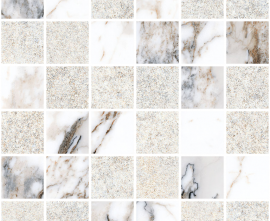 Мозаика K9498838R001VTE0 Marble-Stone Мозаика Белый Матовый-Лаппато Ректификат 30x30