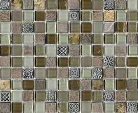 Мозаика L242521741 Tecno Glass Country 2.1x2.1 G-522 29,6x29,6x0,8