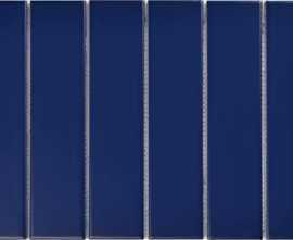 Мозаика Y45P807 Strip Синяя матовая 4.5x19.5 28.8x19.5