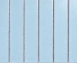 Мозаика Y45P803 Strip Голубая матовая 4.5x19.5 28.8x19.5