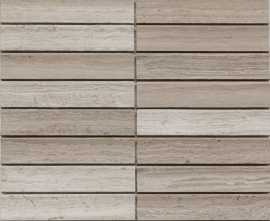 Мозаика PIX347 White Wooden, Concave матовая 30х151 305х318х12