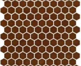 Мозаика HG161 Hexagon Mosaic Light Brown 2,65 30x30